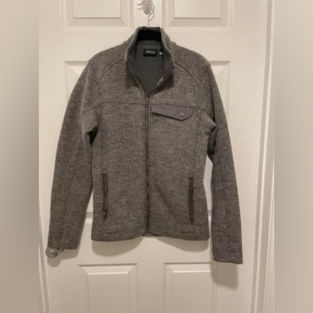 Marmot Men's Zip Up Gray Sweater